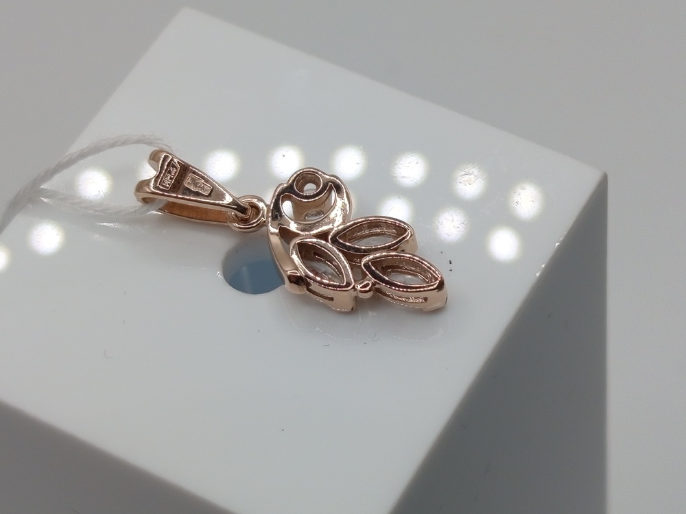 ПОДКМИ585 ПОДВЕСКА С КАМНЯМИ (Au 585)