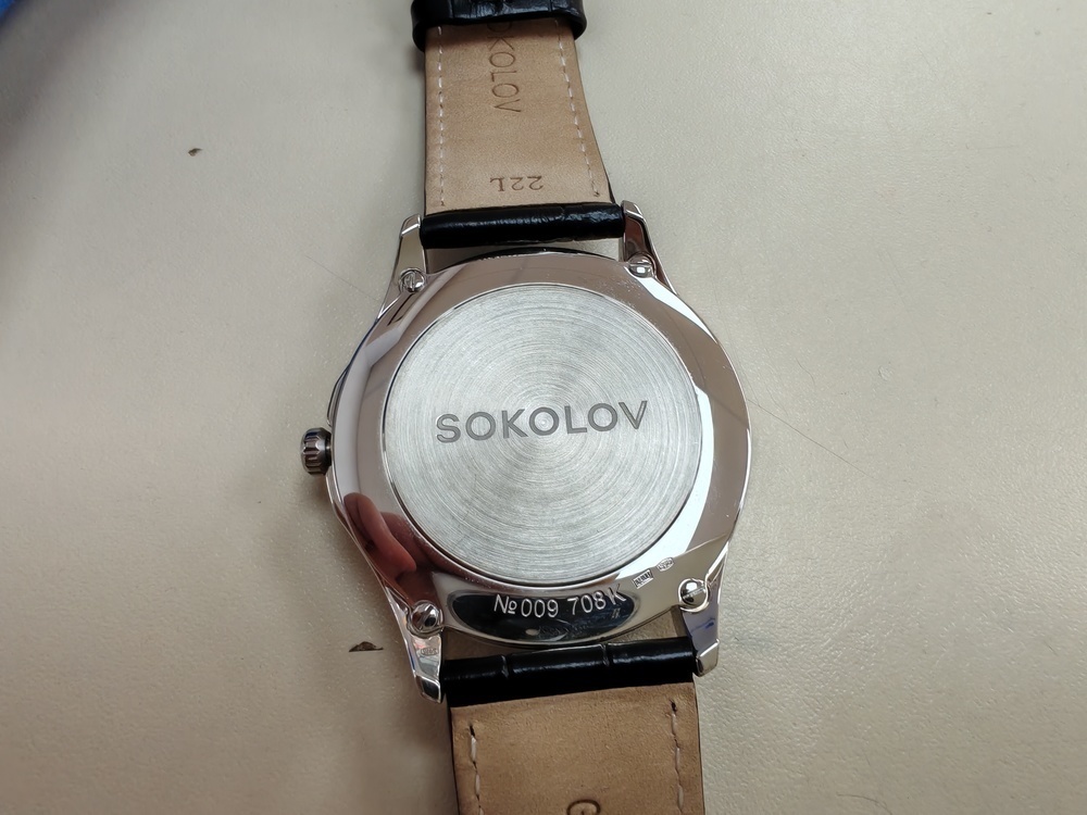 Часы наручные Sokolov 154.30.00.000.04.01.3