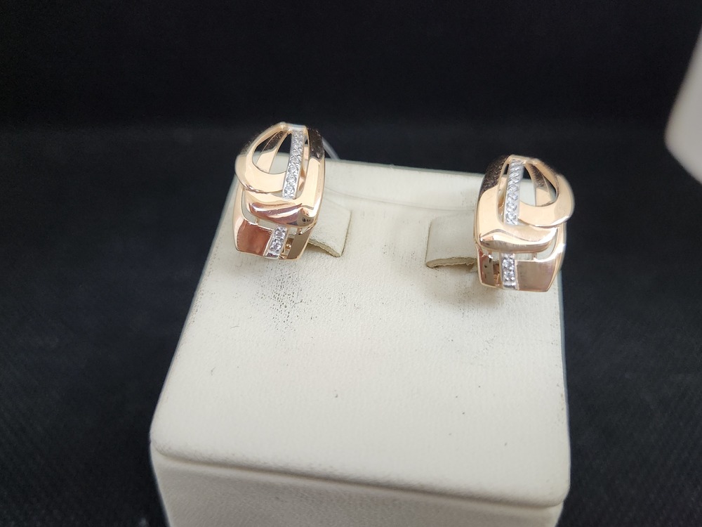 СЕРЬГИ С КАМНЯМИ (Au 585)