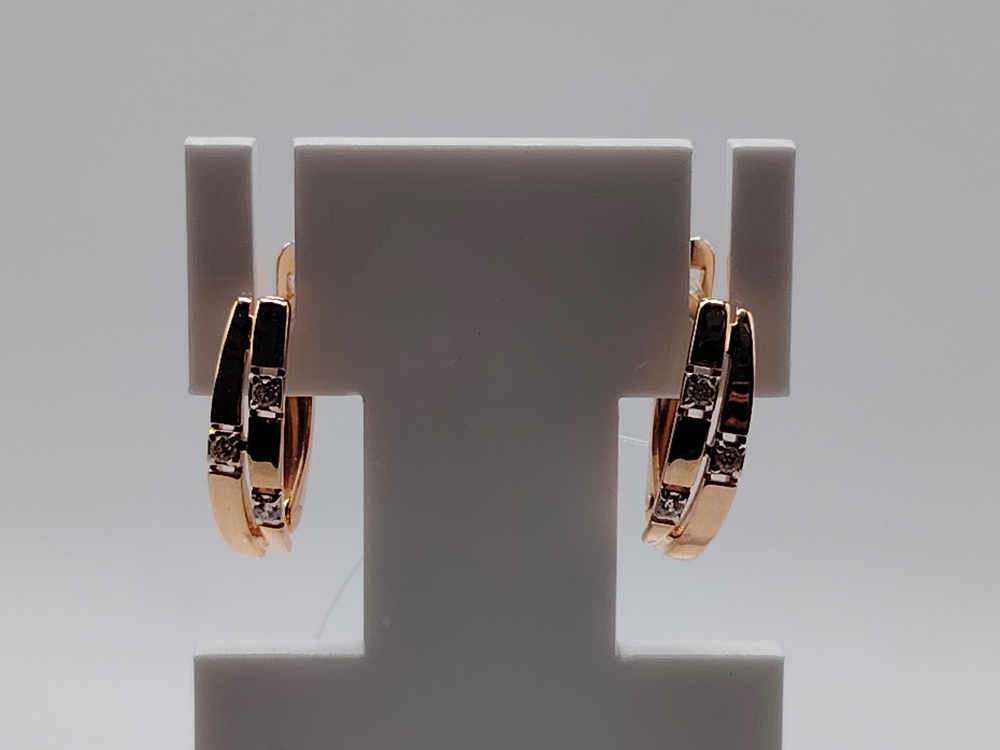 СЕРЬГИ С КАМНЯМИ (Au 585)