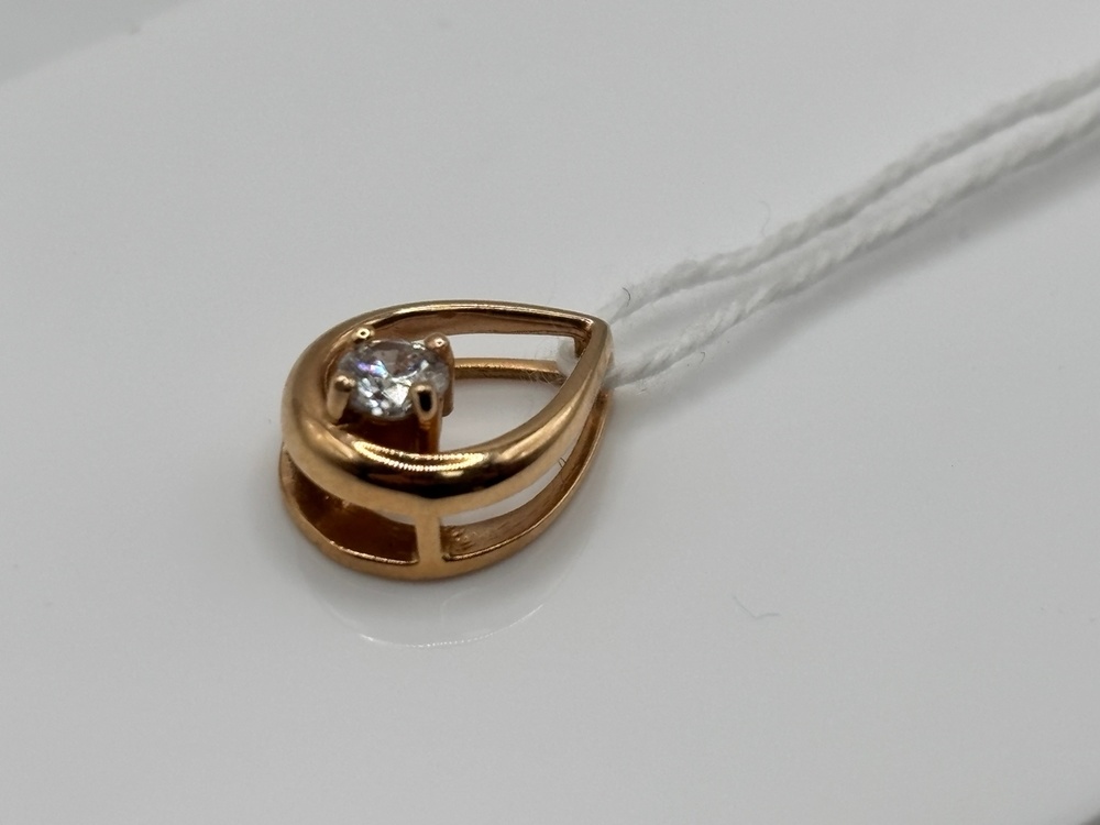 ПОДКМ585 ПОДВЕСКА С КАМНЕМ (Au 585)