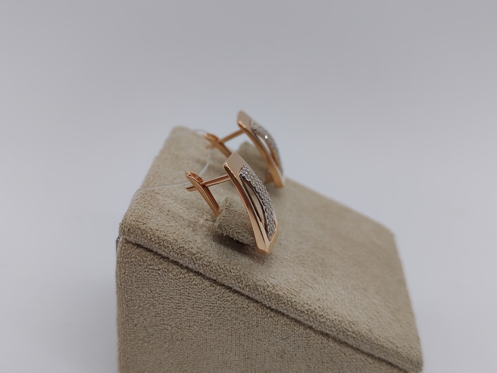 СЕРЬГИ С КАМНЯМИ (Au 585)