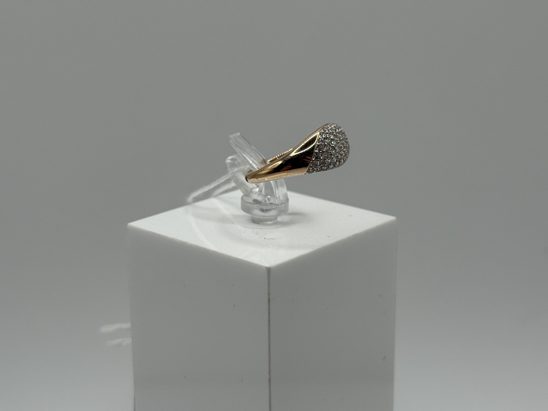 КОЛКМИ585 КОЛЬЦО С КАМНЯМИ (Au 585)