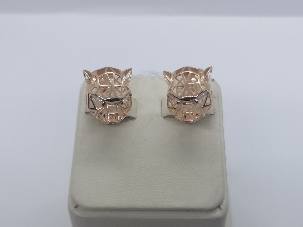 СЕРЬГИ С КАМНЯМИ (Au 585)