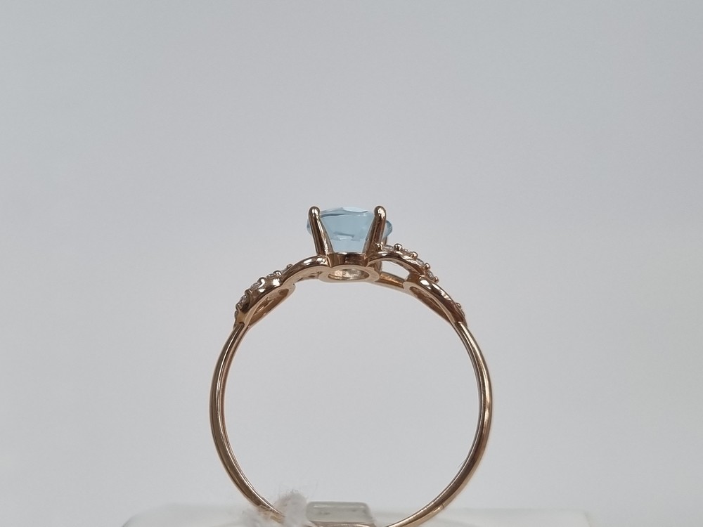 КОЛКМИ375 КОЛЬЦО С КАМНЯМИ (Au 375)