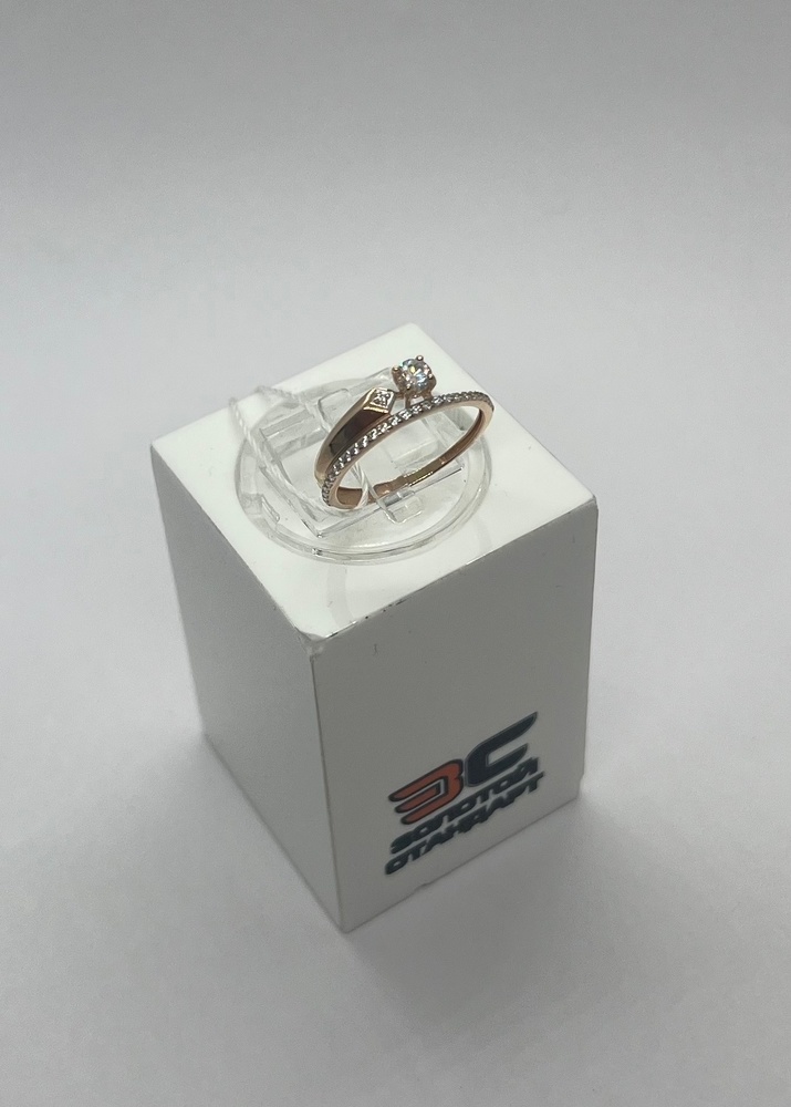 КОЛКМИ585 КОЛЬЦО С КАМНЯМИ (Au 585)