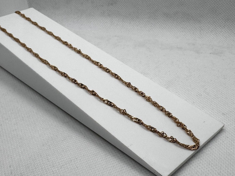 ЦЕПЬ ПУСТОТЕЛАЯ Сингапур (Au 585)