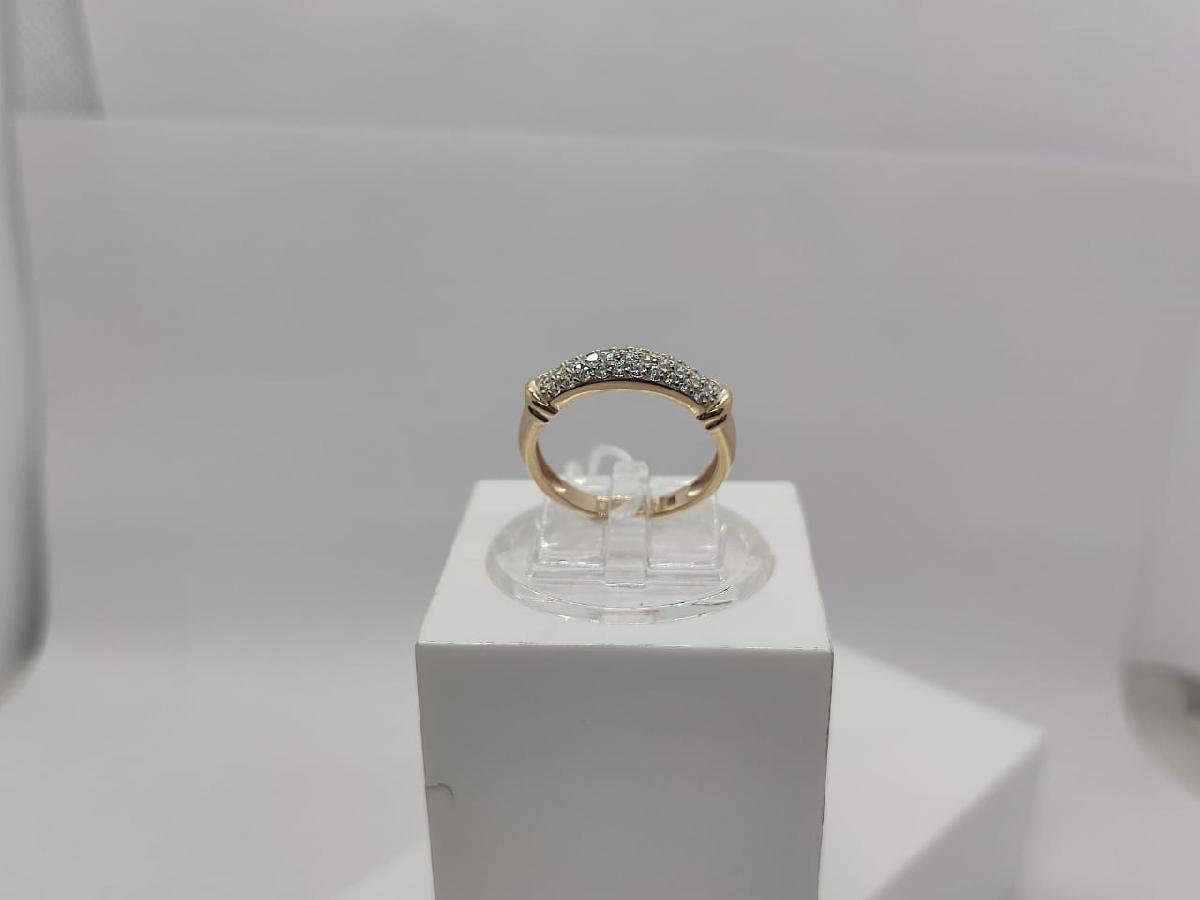 КОЛКМИ585 КОЛЬЦО С КАМНЯМИ (Au 585)