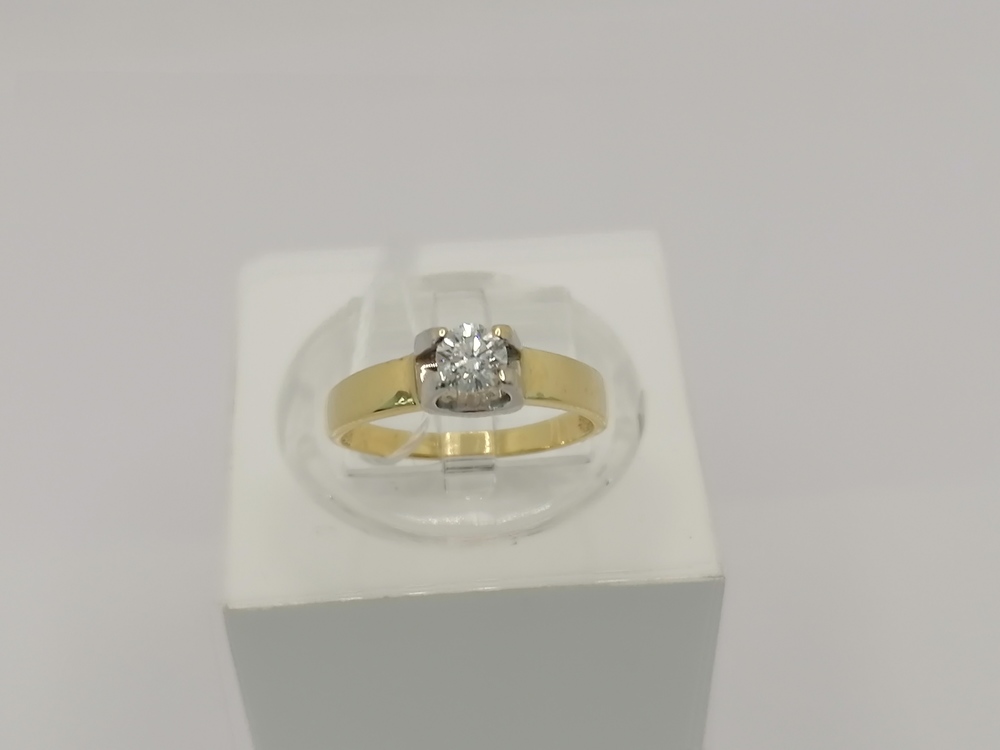 КОЛЬЦО БРИЛЛИАНТ Au 585