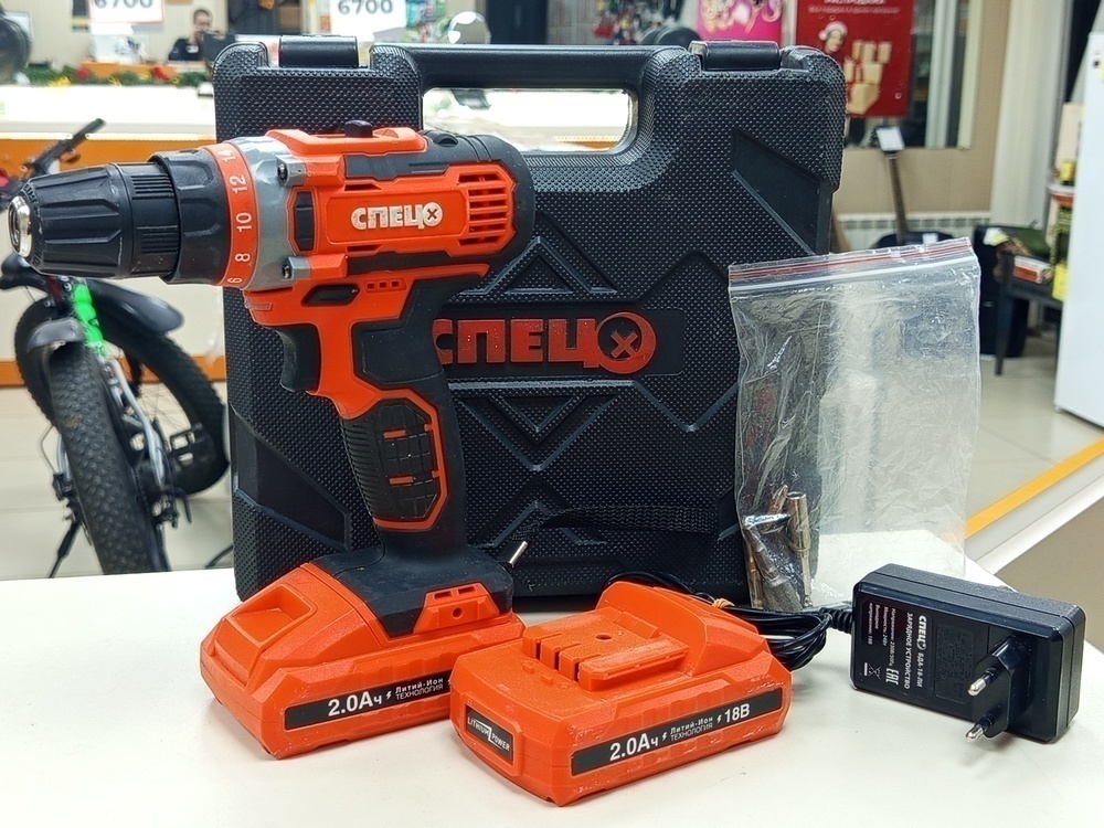 Шуруповерт Спец БДА-18-ЛИ;