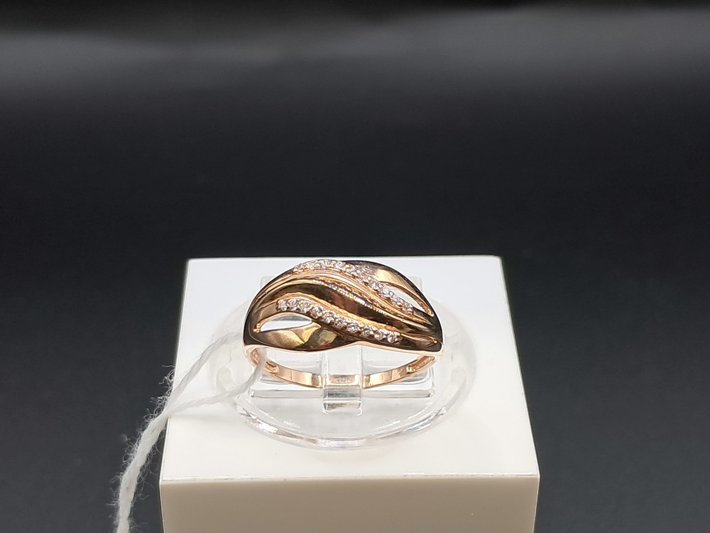 КОЛКМИ585 КОЛЬЦО С КАМНЯМИ (Au 585)