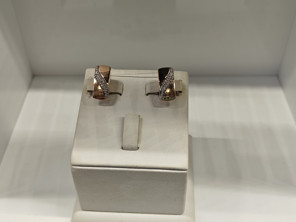 СЕРЬГИ С КАМНЯМИ (Au 585)