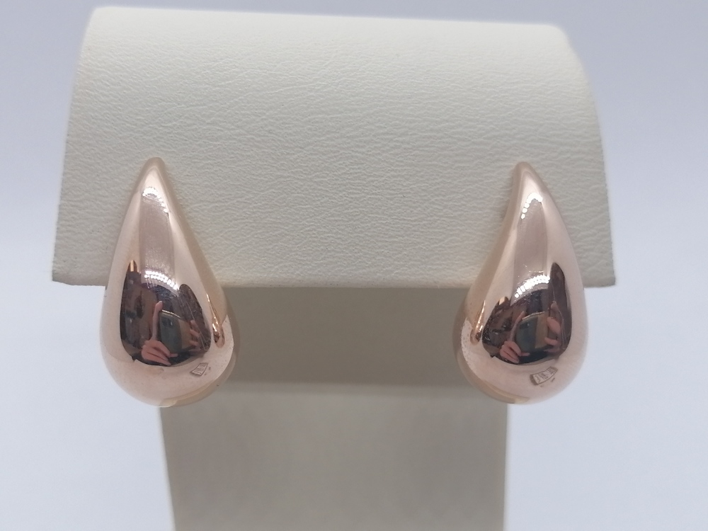 СЕРЬГИ ПУСЕТЫ без камня (Au 585)