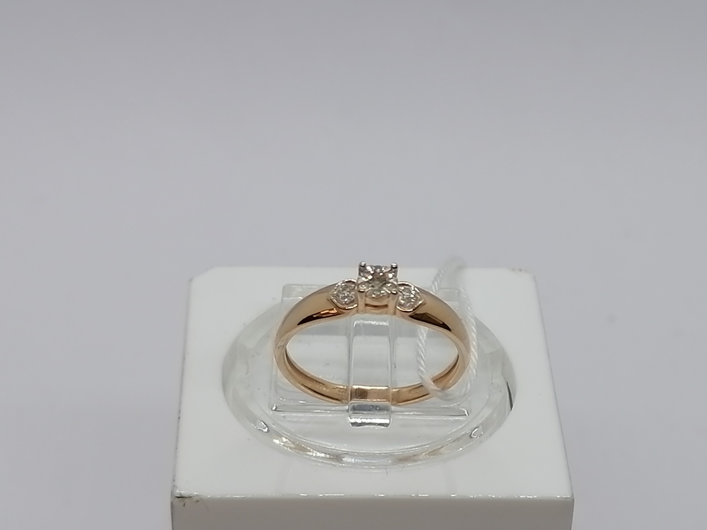 КОЛЬЦО БРИЛЛИАНТ Au 585