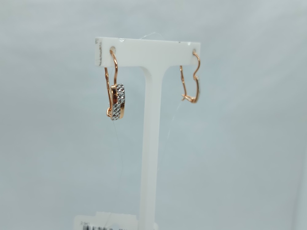 СЕРЬГИ БЕЗ КАМНЯ (Au 585)