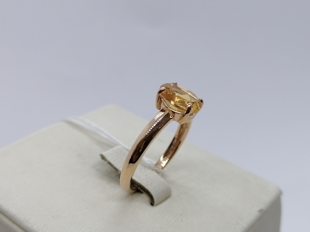 КОЛЬЦО С КАМНЕМ (Au 585)