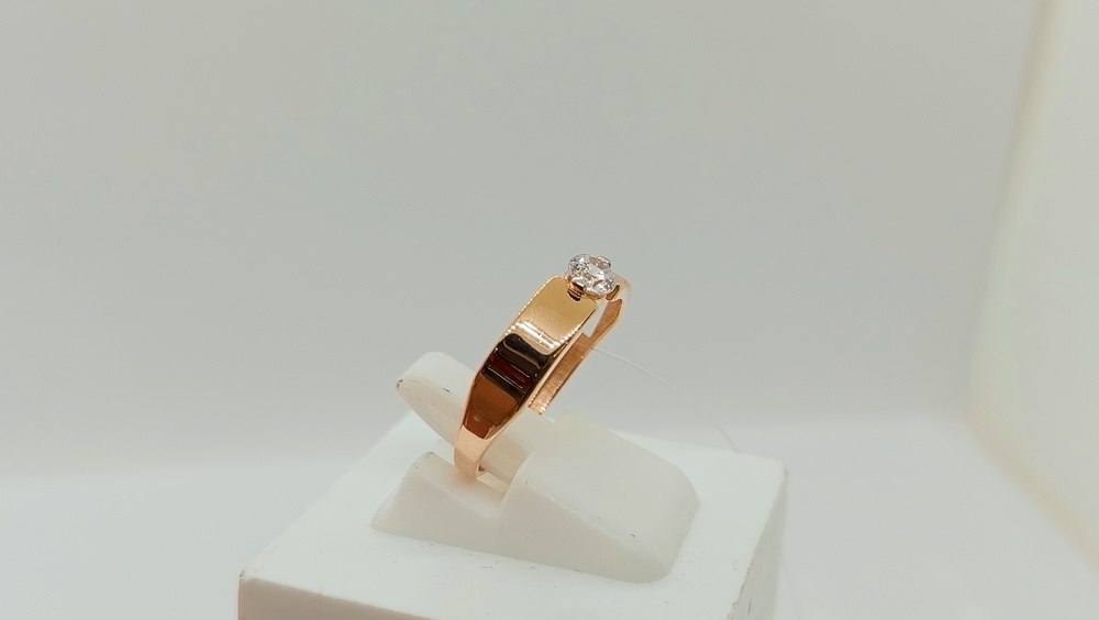 КОЛЬЦО С КАМНЕМ (Au 585)