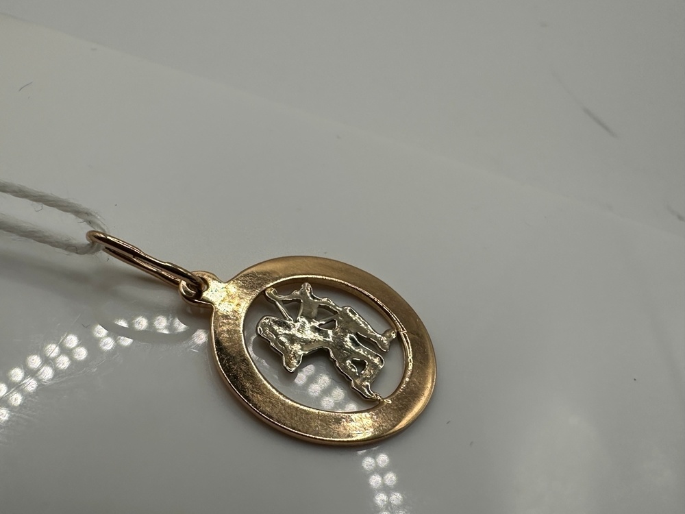 ПОДВЕСКА ЗНАК ЗОДИАКА СТРЕЛЕЦ Au 585