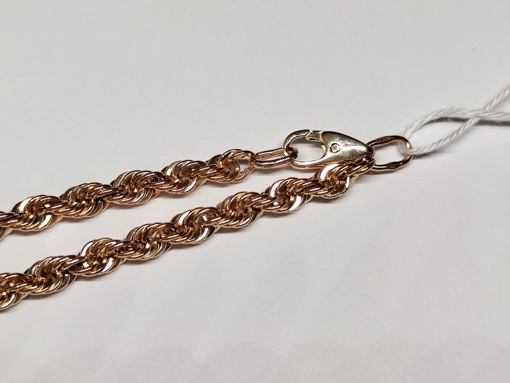 ЦЕПЬ ПОЛНОВЕСНАЯ Веревка (Au 585)