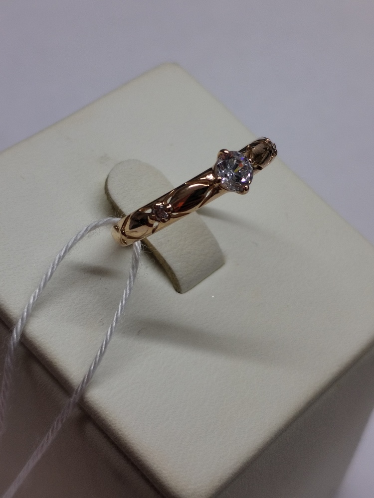 КОЛКМИ585 КОЛЬЦО С КАМНЯМИ (Au 585)