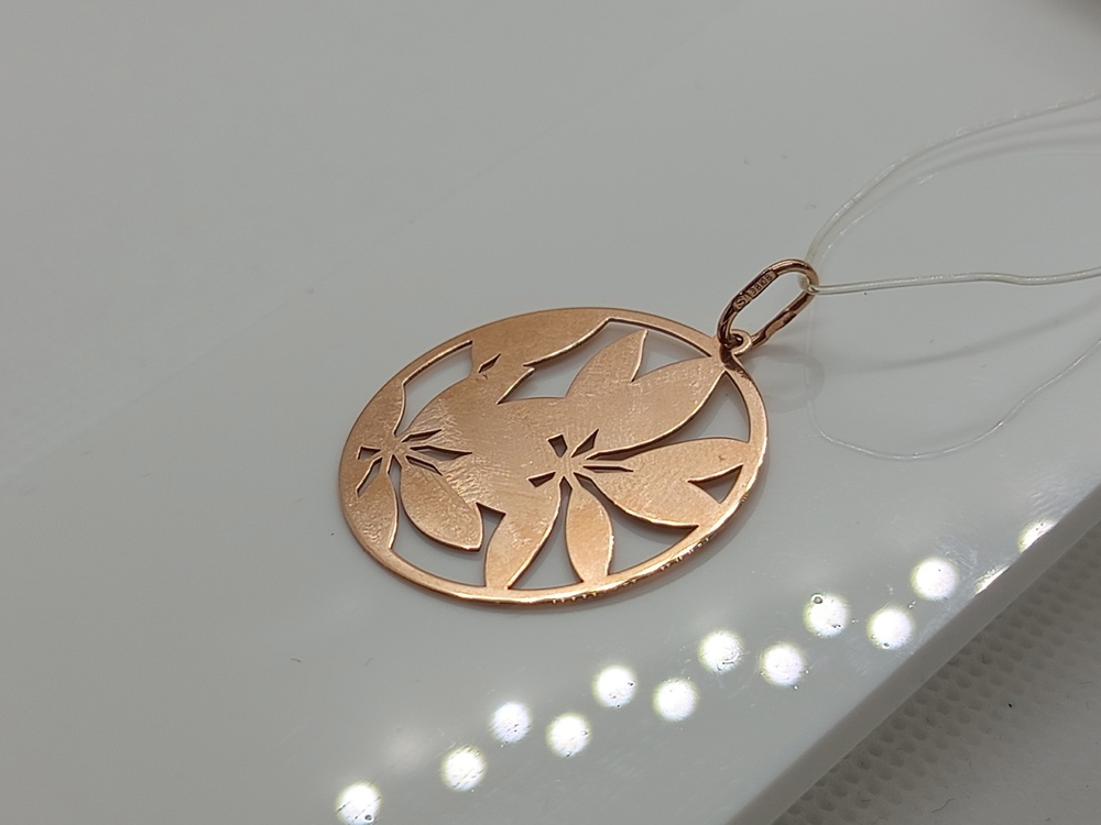 036459 ПОДВЕСКА БЕЗ КАМНЯ (Au 585)