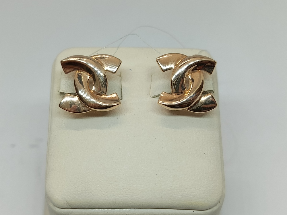 СЕРЬГИ БЕЗ КАМНЯ (Au 585)