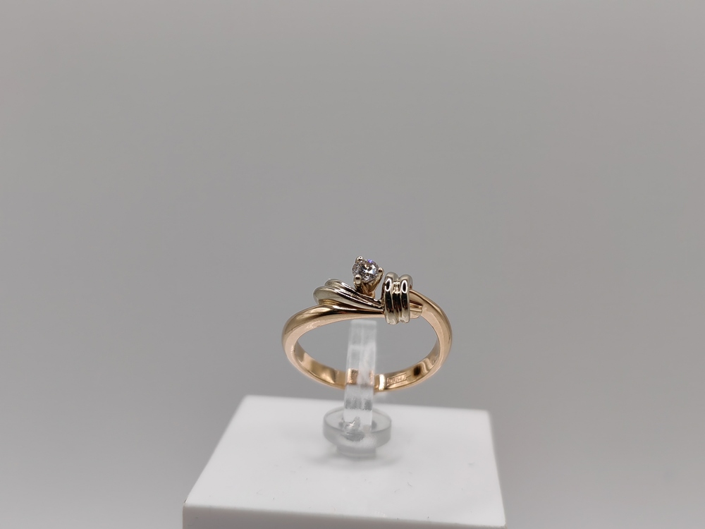 КОЛЬЦО БРИЛЛИАНТ Au 585