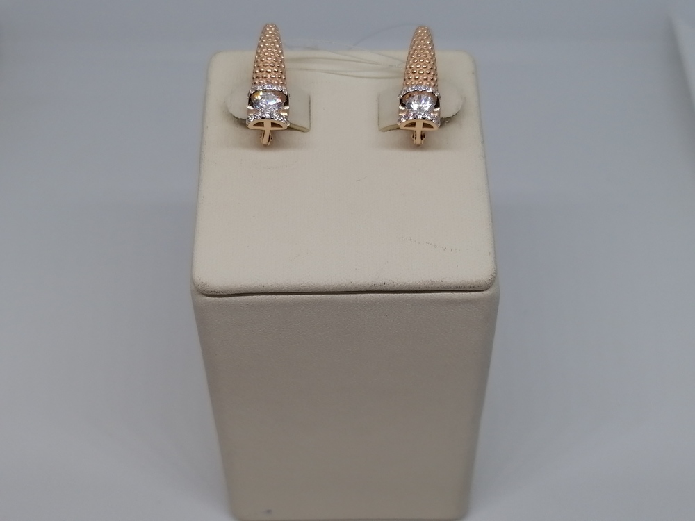 СЕРЬГИ С КАМНЯМИ (Au 585)