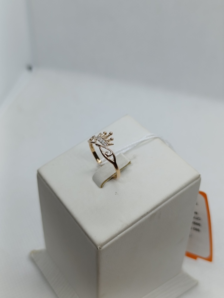 КОЛКМИ585 КОЛЬЦО С КАМНЯМИ (Au 585)