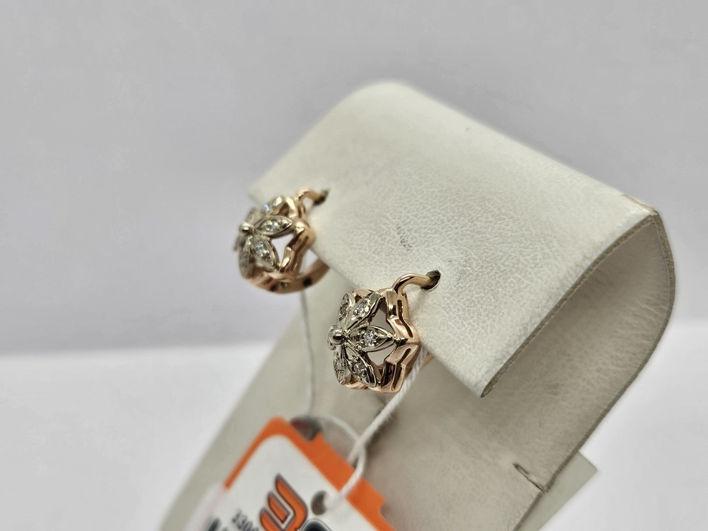 СЕРЬГИ БРИЛЛИАНТ Au 583