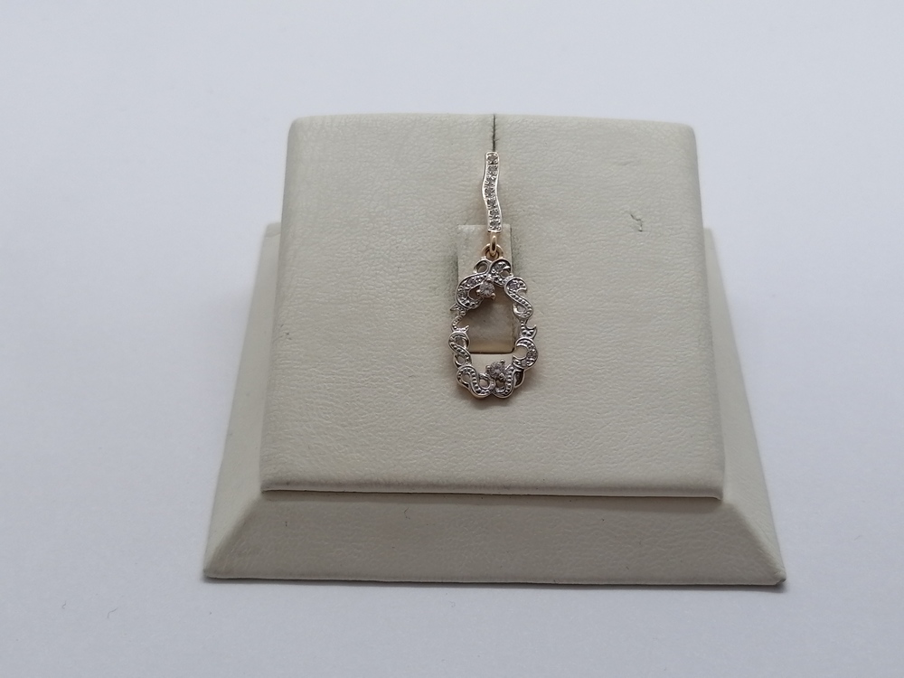 ПОДКМИ585 ПОДВЕСКА С КАМНЯМИ (Au 585)