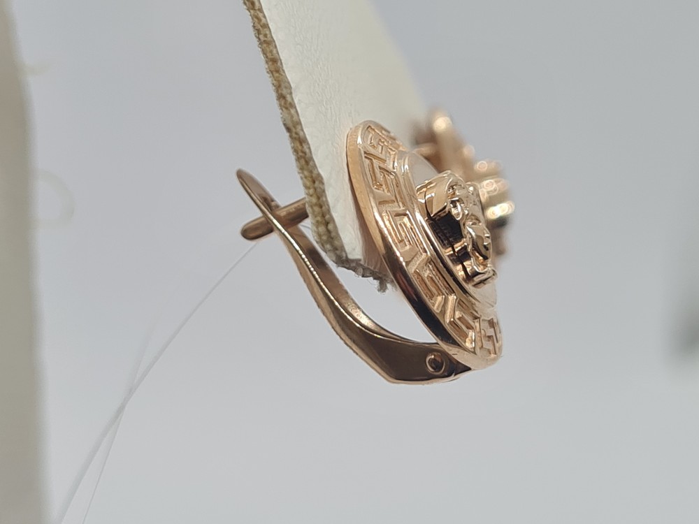 2205024 СЕРЬГИ БЕЗ КАМНЯ (Au 585)