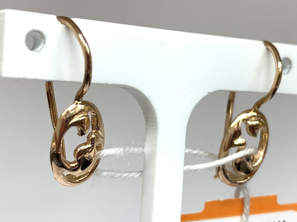 СЕРЬГИ БЕЗ КАМНЯ (Au 583)