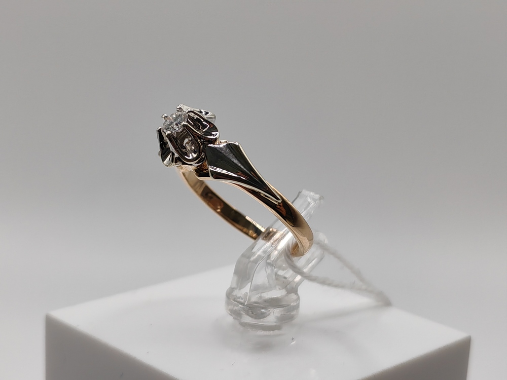 КОЛЬЦО БРИЛЛИАНТ Au 585