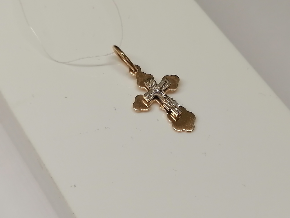 810-00328-10-00-00-00 ПОДВЕСКА КРЕСТ (Au 585)