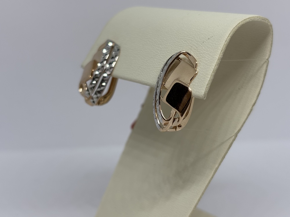 СЕРЬГИ БЕЗ КАМНЯ (Au 585)