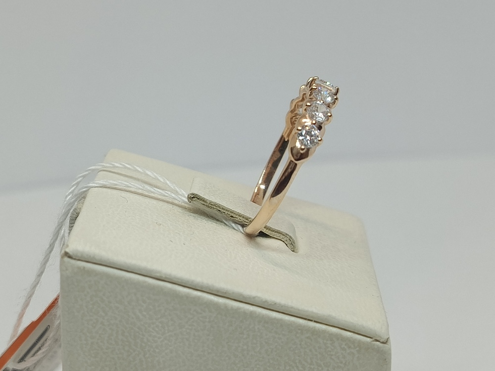 КОЛКМИ585 КОЛЬЦО С КАМНЯМИ (Au 585)