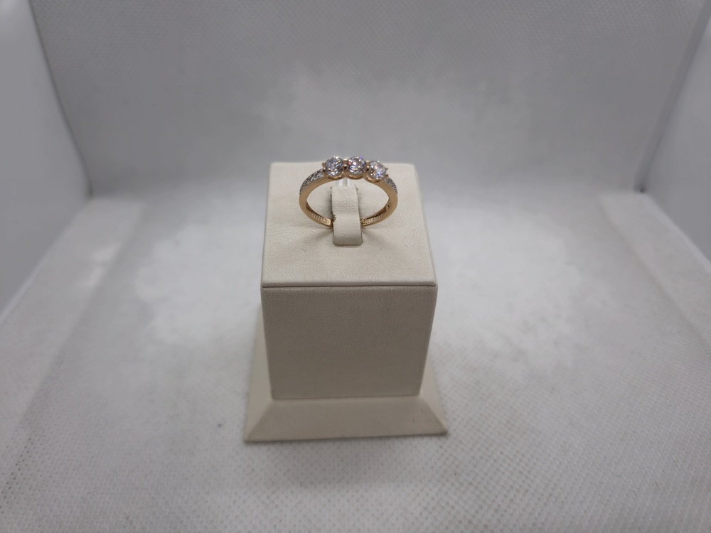 КОЛКМИ585 КОЛЬЦО С КАМНЯМИ (Au 585)