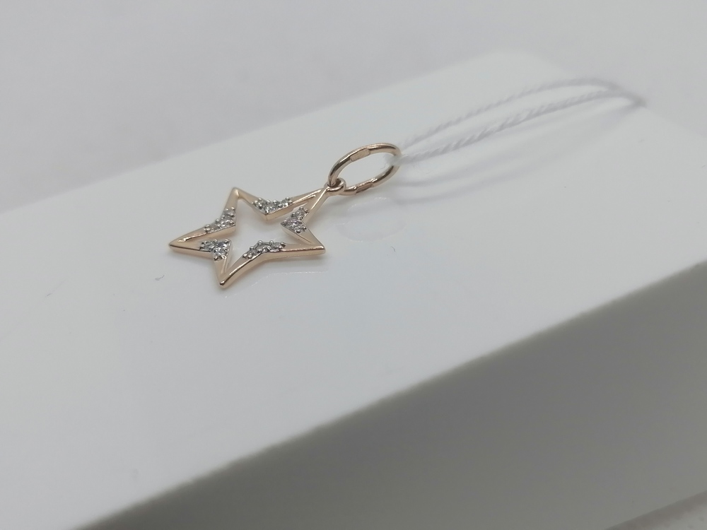 ПОДКМИ585 ПОДВЕСКА С КАМНЯМИ (Au 585)