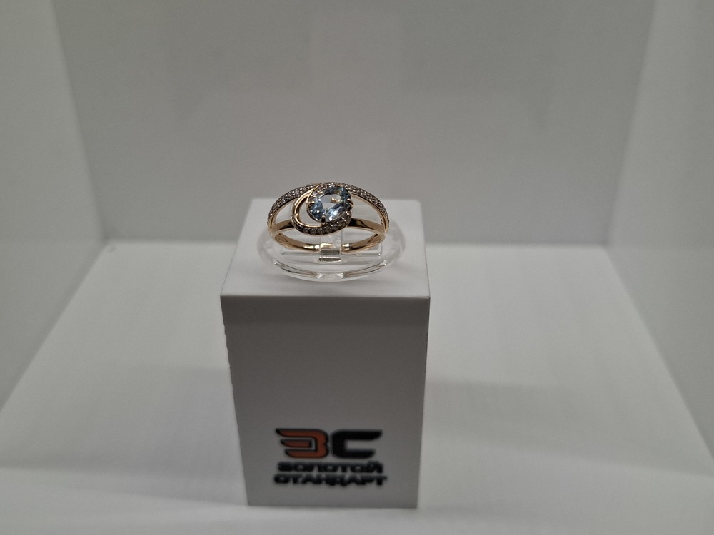 КОЛКМИ585 КОЛЬЦО С КАМНЯМИ (Au 585)