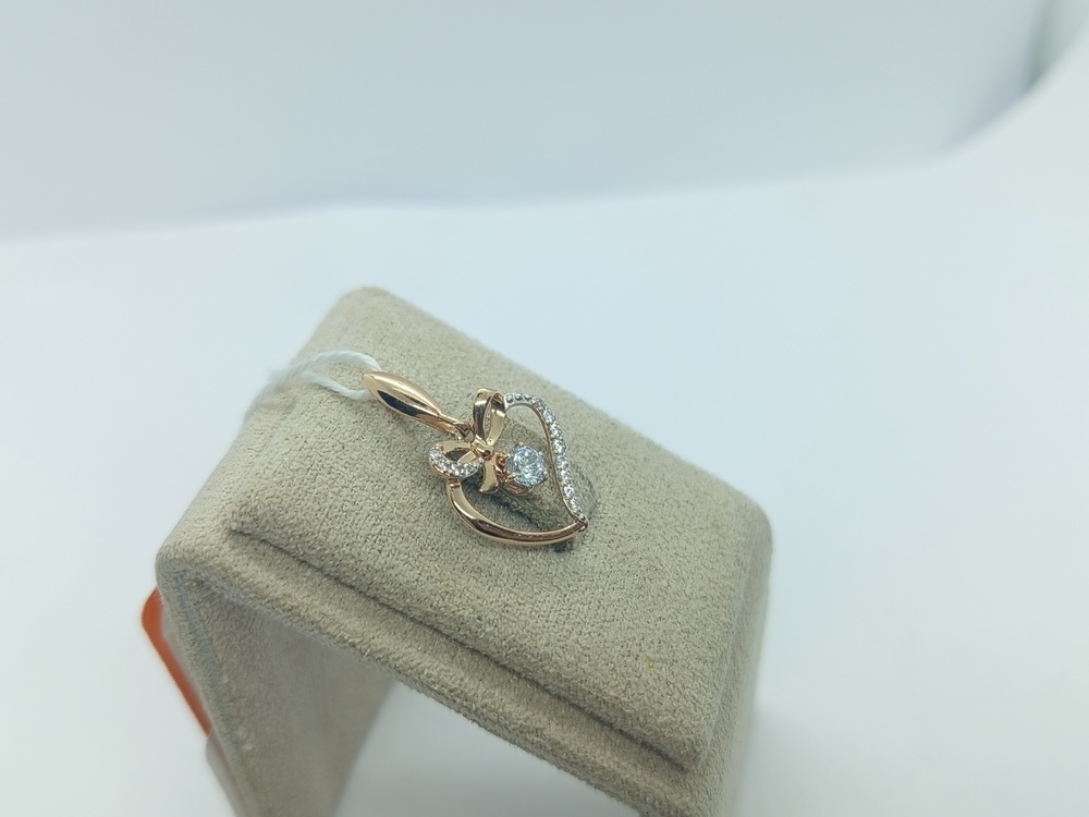 ПОДКМИ585 ПОДВЕСКА С КАМНЯМИ (Au 585)