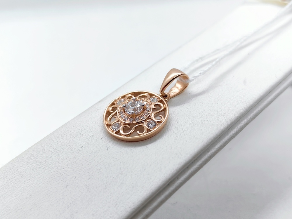 ПОДВЕСКА С КАМНЯМИ (Au 585)