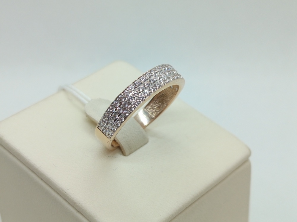 КОЛКМИ585 КОЛЬЦО С КАМНЯМИ (Au 585)