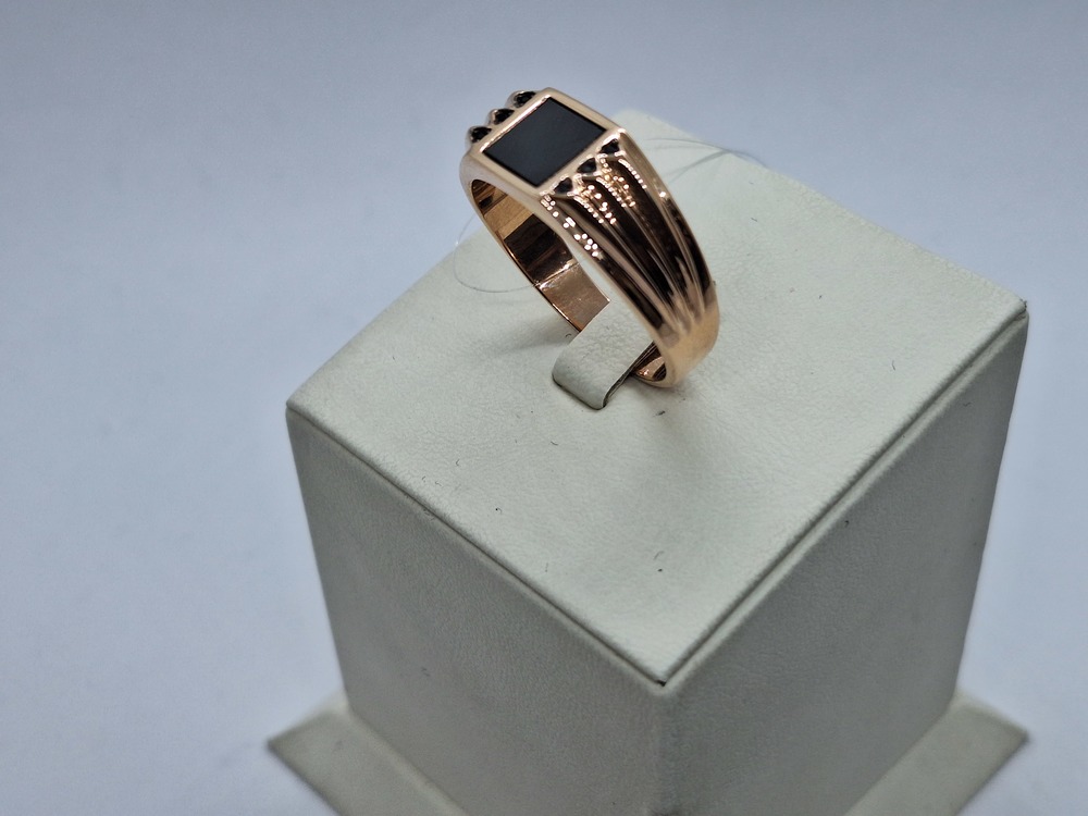 ПЕЧАТКА С КАМНЯМИ (Au 585)