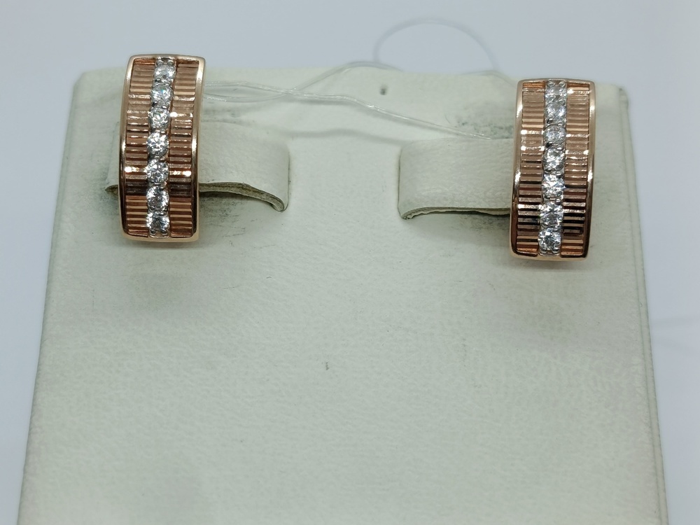 СЕРЬГИ С КАМНЯМИ (Au 585)