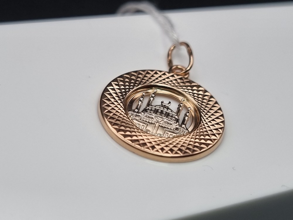 ПОДМБК585 ПОДВЕСКА МЕЧЕТЬ БЕЗ КАМНЯ (Au 585)