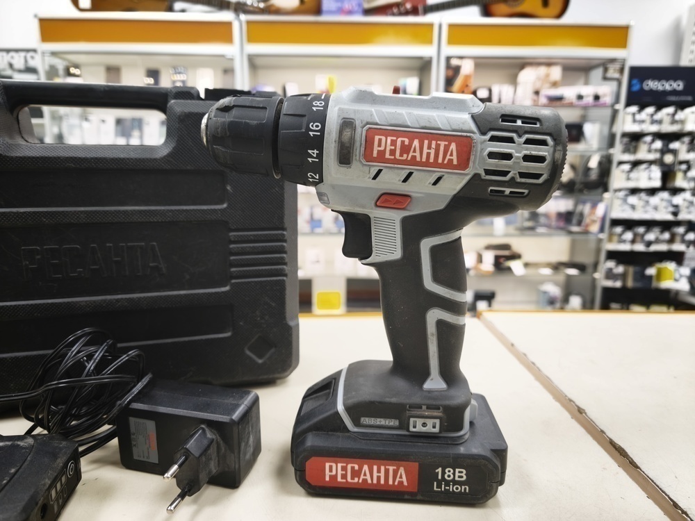Шуруповерт Ресанта ДА-18-2ЛК