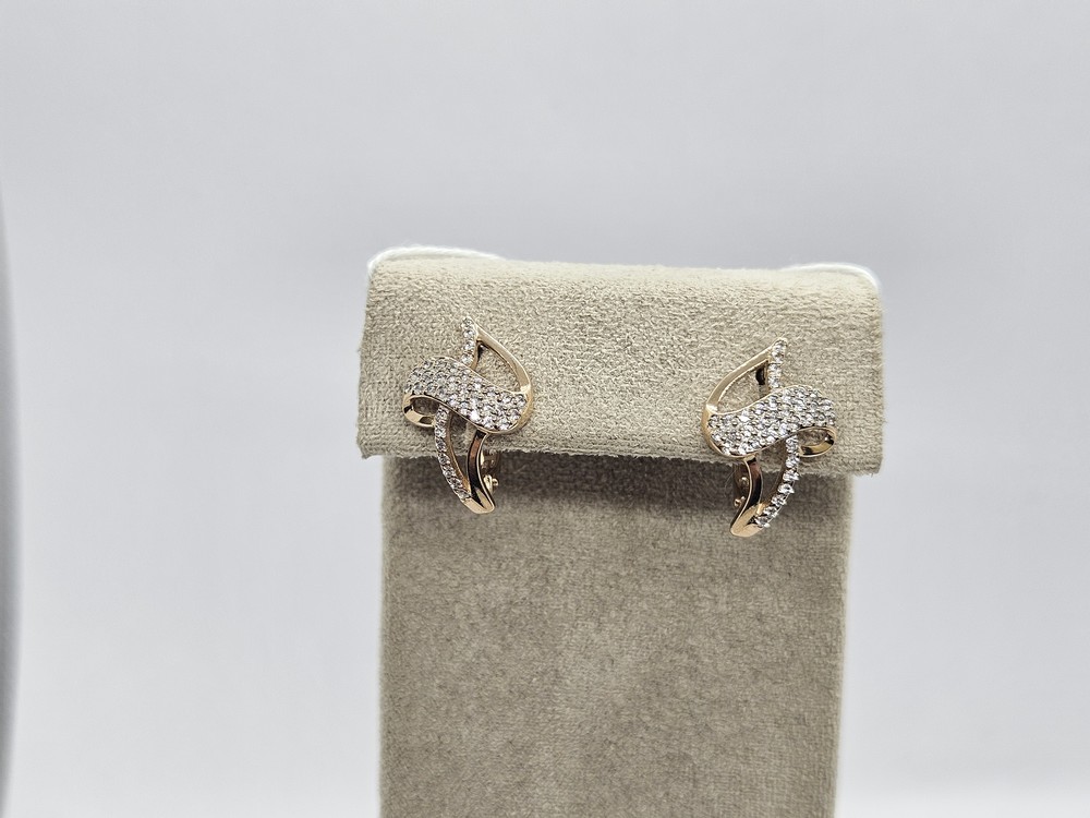 СЕРЬГИ С КАМНЯМИ (Au 585)