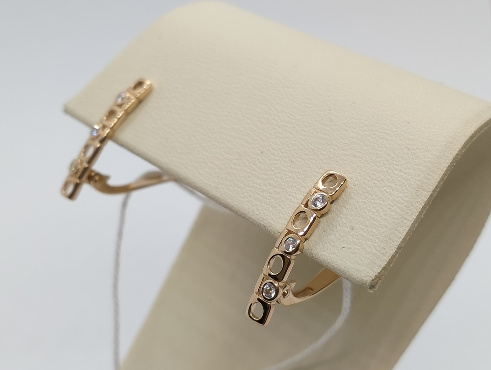 СЕРЬГИ С КАМНЯМИ (Au 585)