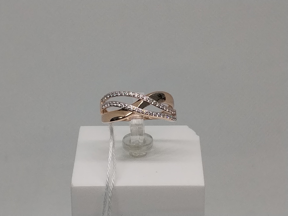 КОЛКМИ585 КОЛЬЦО С КАМНЯМИ (Au 585)
